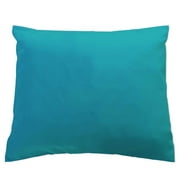 SheetWorld Twin Pillow Case, 100% Cotton Jersey Knit 20 x 26, Teal