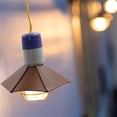 thumbnail image 1 of TIMIFIS Leather Lampshade Splicing Leather Lampshade Spotlights Outdoor Camping Flashlight Lampshade, 1 of 6