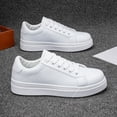 thumbnail image 2 of Men's Breathable PU Sneakers with EVA Cushioning Insole & Anti-Slip Sole - Low-Top Lace-Up Sneakers Suitable for Gym, Office, Casual Wear - All-Season Round Toe Durable Design for Active Lifestyle, 2 of 9