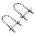 thumbnail image 1 of Unique Bargains M8x35mmx102mm Rond U-Bolt 304 Acier Inoxydable 2 Set, 1 of 5
