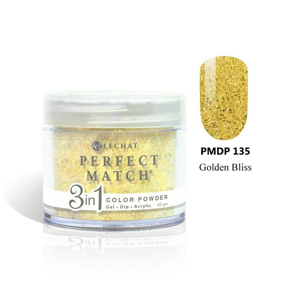 LeChat Perfect Match 3 in 1 Color Powder PMDP135 Golden Bliss 1.5oz
