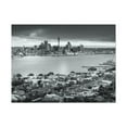 thumbnail image 2 of Auckland Black And White Skyline Canvas Artwork Breathtaking Stunning Cityscape for Home Decor Ready to Hang, 2 of 19