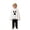 F283-White, variant on FYDUU Toddler Boys Halloween Costume Ghost Cloak Cape Hooded Tops with Black Pants 2 Piece Outfit Set Kids Holiday Casual Clothes