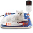 thumbnail image 1 of Milifun Pet Heating Pad For Cats Dogs Cat Heating Pad For Indoor Warming Mat Waterproof Heating Pad With Auto Power Off Adjustable Temperature And Constant Heating Pet Warming Pad 20"" X 20"", 1 of 1