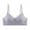 Gray, variant on FAIWAD Teen Girls Bra Wireless Adjustable Straps Lace V Neck Bralette Girls Comfy Breathable Stretch Seamless Bra