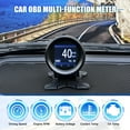 thumbnail image 4 of Unique Bargains Car X60 OBDII KMH MPH Digital Speedometer HUD Multi Meter Turbo Boost Pressure Meter Overspeed Alarm OBD2 Scanner, 4 of 8