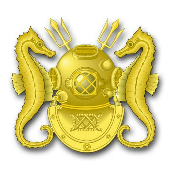 5.5 Inch Navy Diving Officer Vinyl Transfer Decal