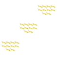 thumbnail image 1 of Naiovety 10 piezas de flores artificiales rama flor falsa con tallos y hojas habitación arreglos navideños decoración amarillo Type1 NO1, 1 of 6