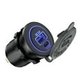 thumbnail image 2 of Cargador de Coche Enchufe Tipo C USB con Luz Azul para Marine Truck Golf 45W, 2 of 8