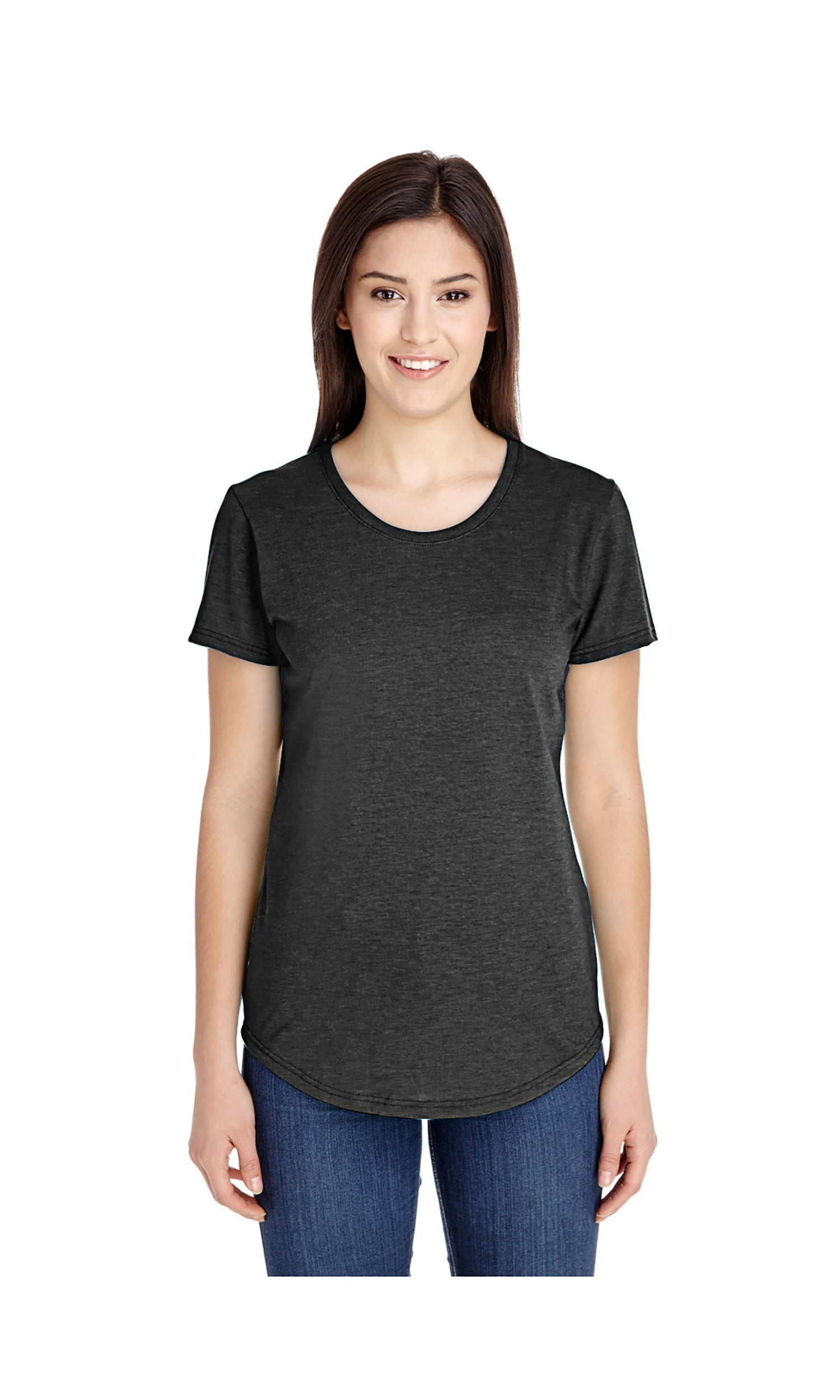 Anvil - Anvil Women's Triblend Scoop Neck T-Shirt, Style 6750L ...