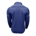 thumbnail image 5 of GigrtiJin Mens Quarter Zip Sweatshirt Long Sleeves Casual Collar Pullover Tops Fashion Solid Color Loose Blouse, 5 of 6