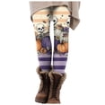 thumbnail image 5 of mgoYE Halloween Sweat Pants Women High Waisted Stretchy Soft Holiday Patterned Tights Workout Yoga Pants Women Legging Size M, 5 of 7