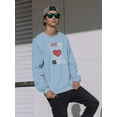 thumbnail image 2 of Abstract Poster I Love You Sweatshirt Men -Image by Shutterstock, Male Medium, 2 of 4