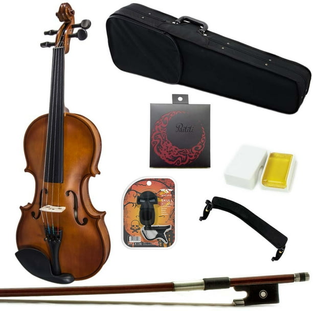 Paititi 4/4 Full Size Artist-100 Student Violin Starter Kit with ...