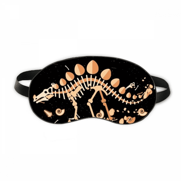 Dinosaur Grass Huge Stegosaurus Sleep Eye Shield Soft Night Blindfold Shade Cover