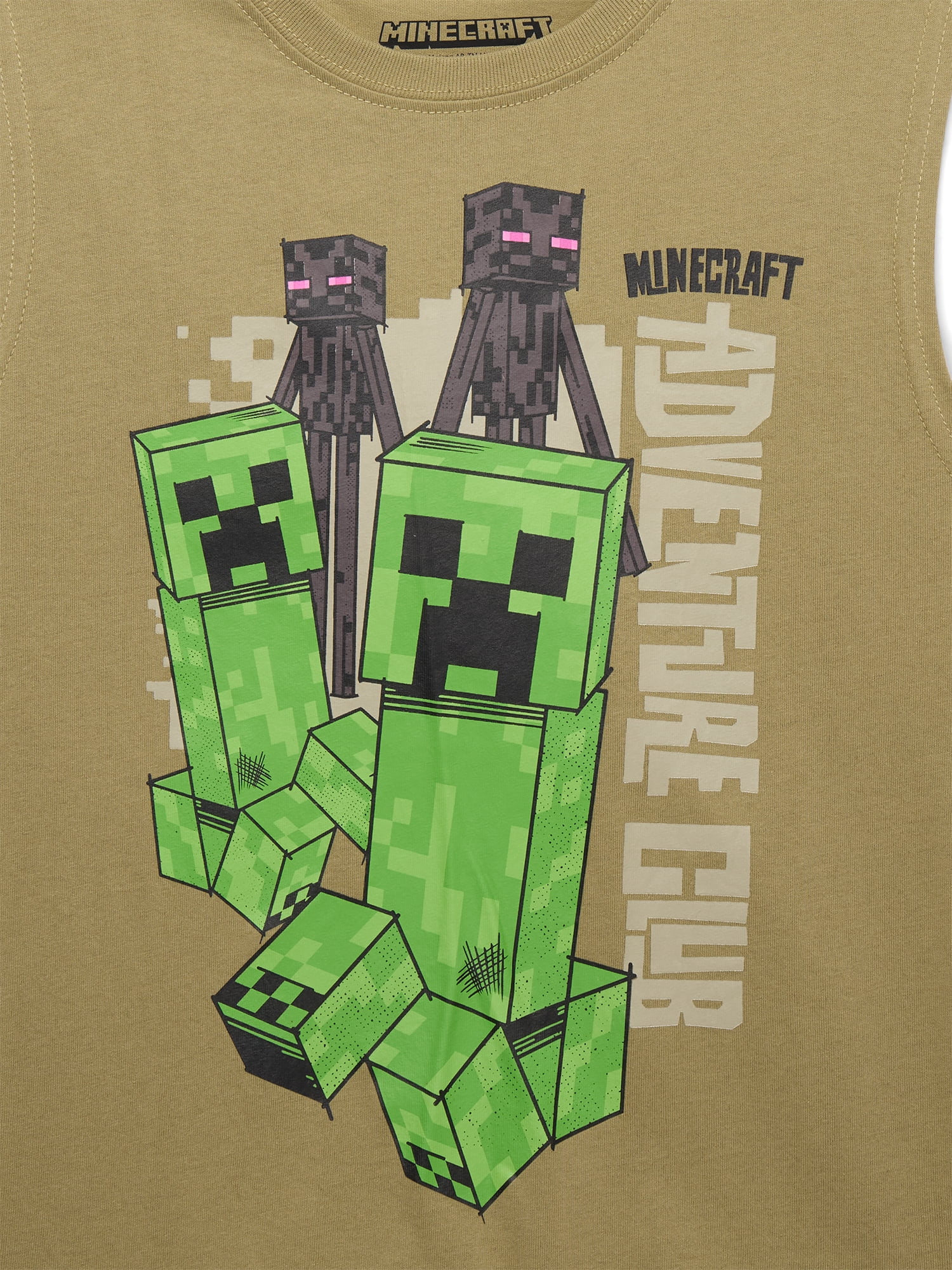 Minecraft Boys Fashion Muscle Graphic Tank, Sizes 4-18