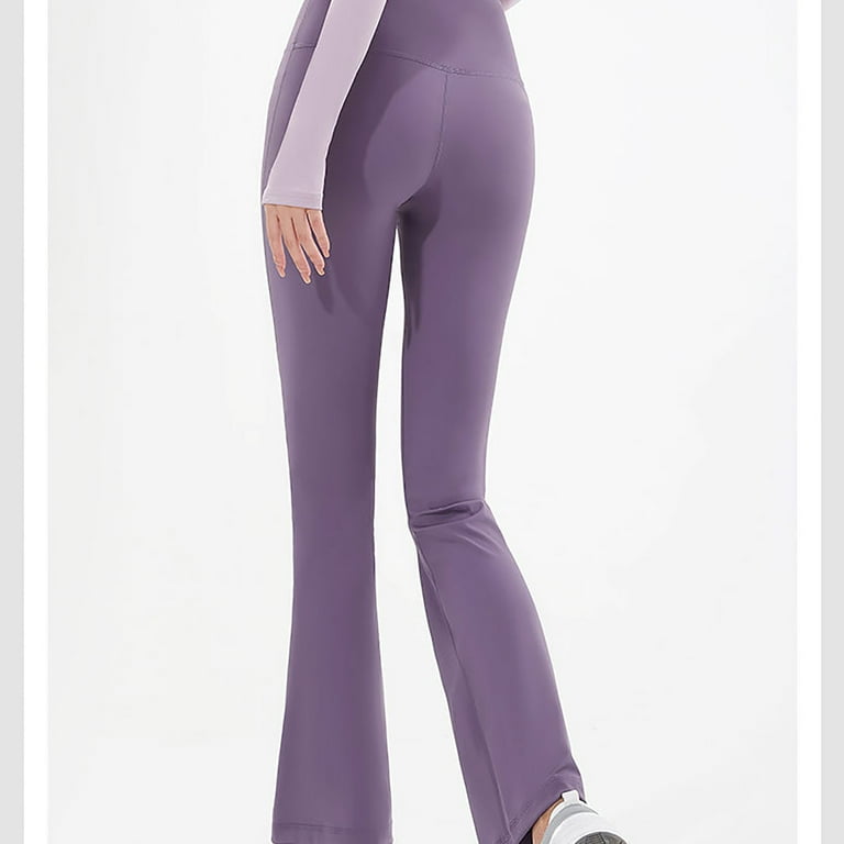 Woman Within Plus Size Stretch Cotton Side-stripe Bootcut Yoga Pant