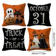 thumbnail image 3 of Fundas Decorativas para Almohadas Fiesta Halloween Granja Happy, 3 of 9