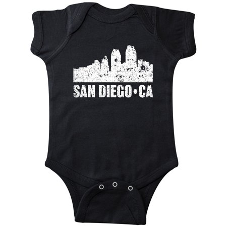 

Inktastic San Diego California Skyline with Grunge Gift Baby Boy or Baby Girl Bodysuit