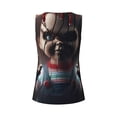 thumbnail image 5 of Lsque Chucky Printed Workout Tank Tops for Women, Athletic Sports Tank Tops, Compression Sleeveless Dry Fit Shirts,Sleeveless Yoga Shirt-Medium, 5 of 9