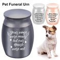 thumbnail image 3 of ZHOUBA Compact Pets Urn Easy Use Metal Sealed Waterproof Ashes Casket for Home, 3 of 5