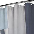 thumbnail image 2 of Shower Curtain Set with Snap-in,Scared Geometric Grid Graphic Grey (2) Shower Curtains Waterproof Shower Liner,Pattern Polyester Bathroom Curtain,72x72Inch, 2 of 4