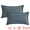 Dark Blue, variant on Unique Bargains Striped Decorative Throw Pillow Covers Pack of 2 Dark Yellow 12" x 20"
