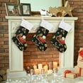 thumbnail image 7 of SKYSONIC Christmas Stocking Personalized Christmas Santa Large Candy Stocking Hanging Gift Xmas Stockings Decoration 2 PCS for Family Holiday Party Ornaments Decor Fireplace, 7 of 7