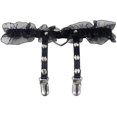 thumbnail image 1 of Cat face Thigh Hoop Leg Loop Adjustment Anti-Slip Buckle Sock Garter Belt Clip Sock Stretch Thigh Loop, 1 of 1