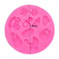 thumbnail image 4 of Moldes de resina para dulces, molde de pastel de silicona para bebé, moldes de silicona para hornear fondant, molde para cupcakes de caramelo para pies de bebé, 4 of 5