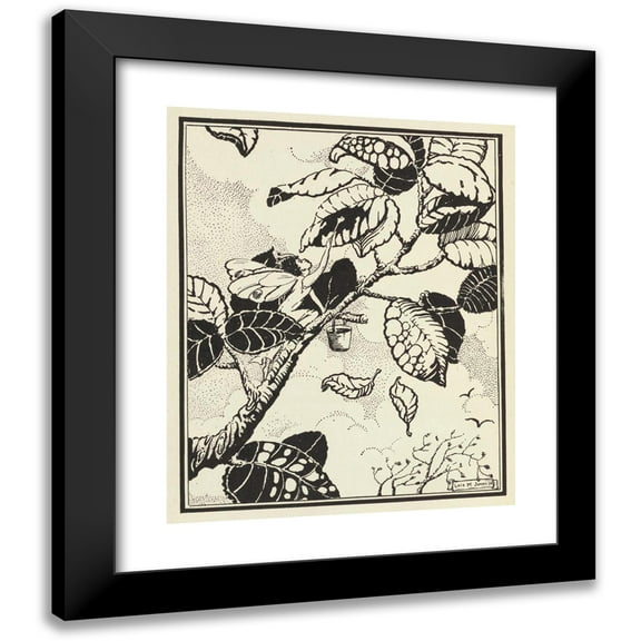 Lois Mailou Jones 12x14 Black Modern Framed Museum Art Print Titled - The Picture-Poetry Book Pl4 (1935)