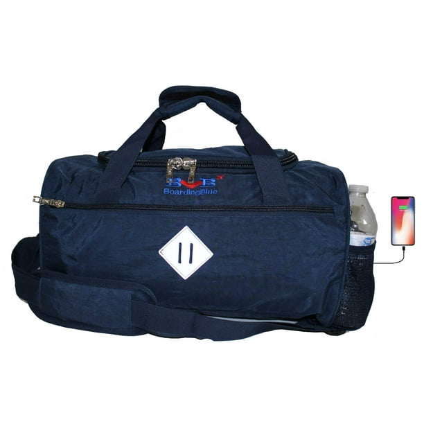 17" Personal Item Under Seat Duffel Bag for United Airlines (Black)