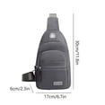 thumbnail image 3 of karymi Chest Bag Men's Trendy Sports Slant Backpack Cloth Casual Luminous Chest Bag Shoulder Crossbody Bag Weekly flyer, 3 of 9
