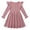 B, variant on Hotiary 2-7Y Girls Fall Winter Casual Ribbed Knit Dresses Ruffle Long Sleeve Sweater Dress Button Party Holiday Dress