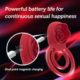 thumbnail image 5 of Ring Vibrator, Adult Sex Toys for Men, G Spot Vibrator, Rose Sex Toy with 10 Vibrations for Couples, 5 of 5