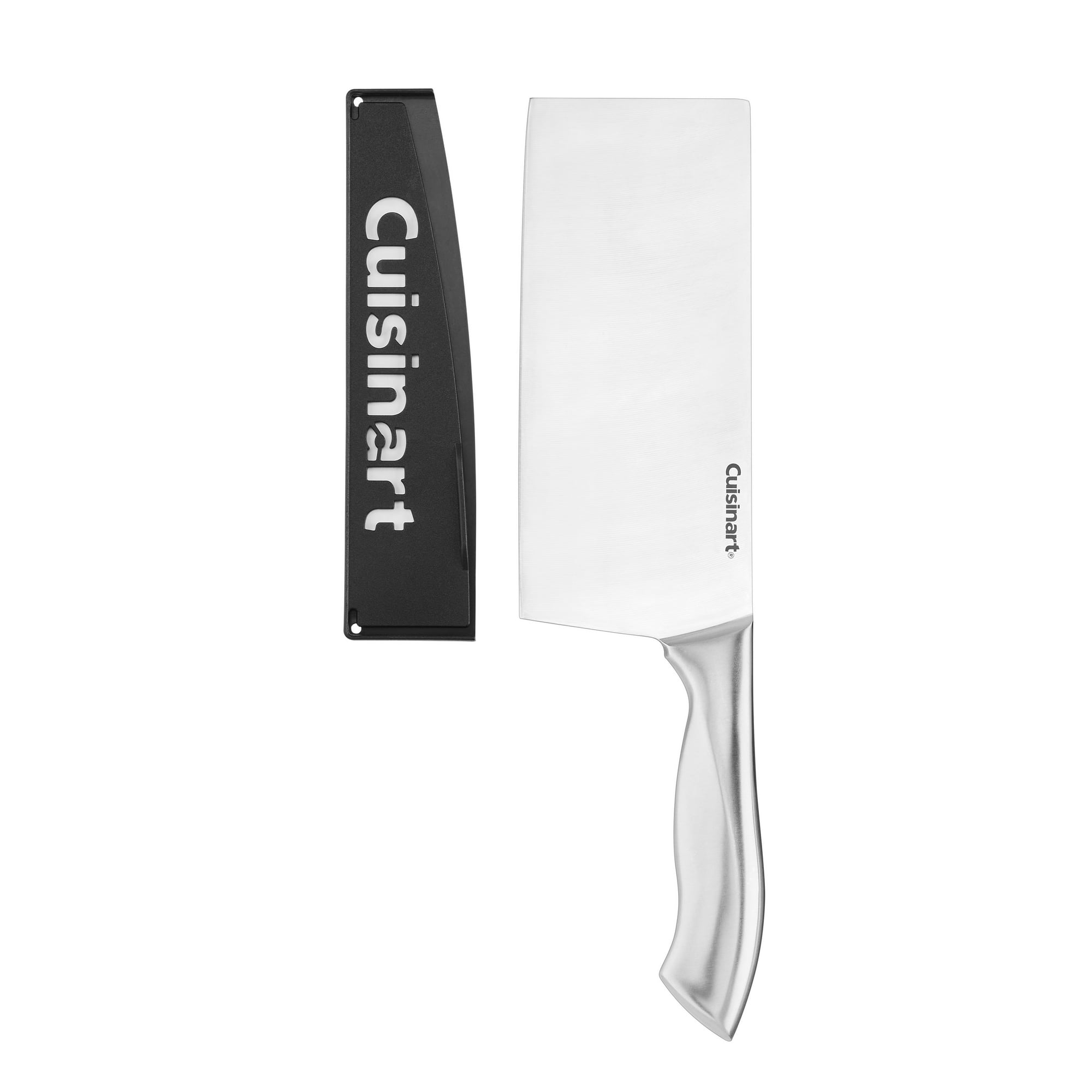 Cuisinart Classic Stainless Steel 7” Cleaver Knife with Blade Guard