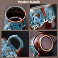 thumbnail image 4 of 12oz Cool Unique Mugs Handmade Ceramic Coffee Mug Great Gift for Men Women Microwave & Dishwasher Safe For Tea, Coffee, and Milk Home Office (Blue), 4 of 11