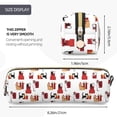 thumbnail image 3 of Fotbe Cute Cat And Christmas Gift Estuche para Lápices de Cuero con Estampado, Estuche con Cremallera Resistente, Organizador Compacto y Elegante para Papelería, 3 of 7