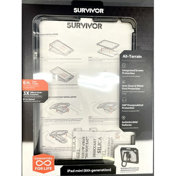 Griffin Survivor All-Terrain iPad Mini 6th Generation Case - Black