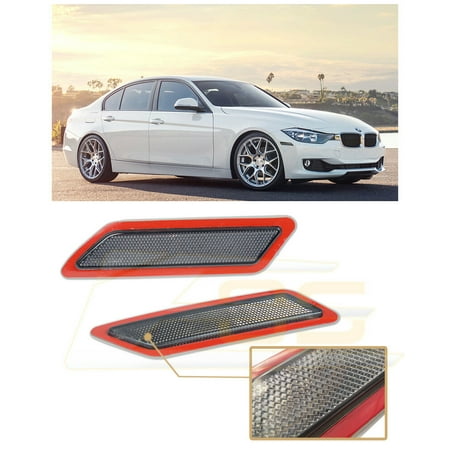 Accord Extreme Style Front Bumper - Extreme Online Store Replacement for 2012-2015 BMW F30 F31 3-Series Base Bumper Model EOS Factory Style Crystal Clear Front Bumper Fender Reflector Side Marker Lights Turn Signal Lamps