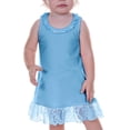 thumbnail image 2 of Kavio! Infants Lace Trim A-Line Tank Dress Black 6M, 2 of 4