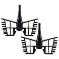 thumbnail image 2 of 2pcs Butterfly Mixer for Connect Mixer Accessories Juicer Scraper Bar Replacement, 2 of 5