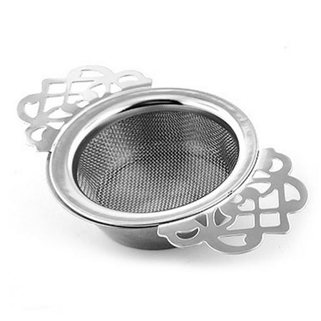 

Stainless Steel Spice Drip Bowl Tea Strainer Hanging Double Ear Infuser Filter
