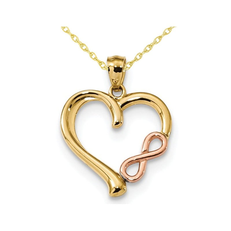 Small Infinity Symbol Charm in 14k Pink Gold Small Infinity Symbol Charm in 14k Pink Gold