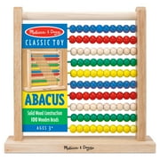 Melissa & Doug Abacus - Classic Wooden Educational Counting Toy With 100 Beads