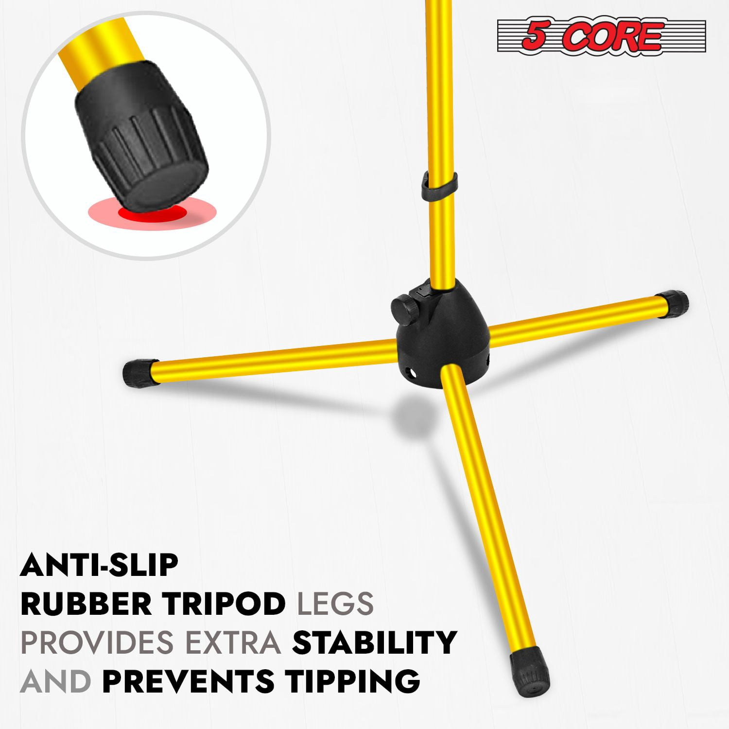 Tripod Mic Stand Floor 2Pcs Adjustable 18 to 72 Inches Sturdy Boom Arm Holder Microphone Stands Pedestal Para Microfono for Singing