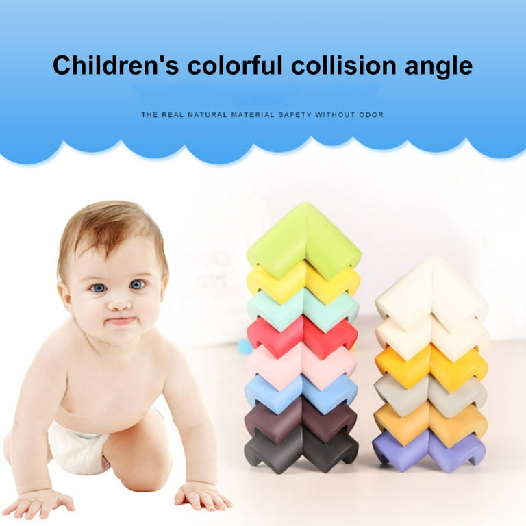 4Pcs Soft Corner Guards with Self-Adhesive for Baby Room Furniture