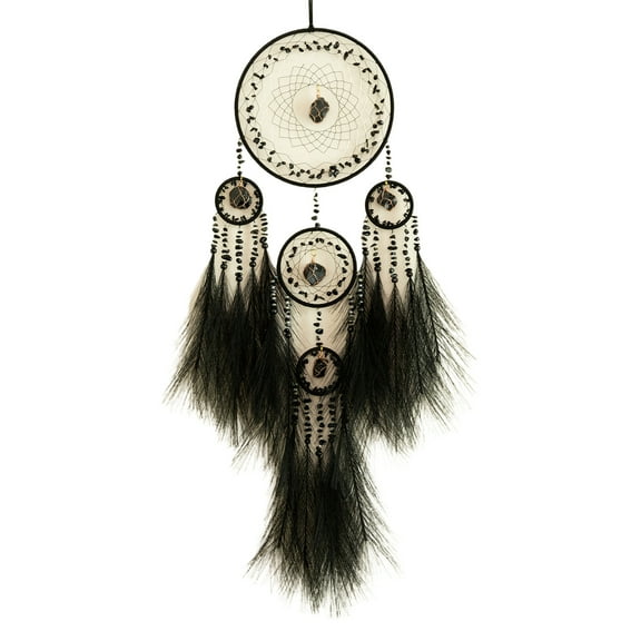 Yoetaun Elegant and Woven Dreamcatchers Wall Hanging Pendants for Bedroom and Living Room Decors Black