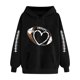 thumbnail image 2 of Ailaofu Football Sweatshirts for Women Oversized Crewneck Sweatshirt Cute Crewnecks Holiday Long Sleeve Rugby Sweat Shirts, 2 of 3