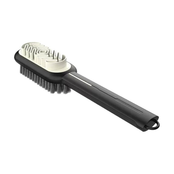 Uqiangy,Rubber Shoe Brush,Shoe Polish Brush,Suede Brush,Suede Cleaner Brush,Nubuck Brush,with Soft Portable Hanging Hole Cleaning Brush Small Scrub for Suede and Nubuck